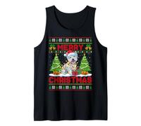 West Highland White Terrier Ugly Christmas Westie Dog Xmas Tank Top