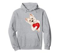 West Highland White Terrier Westie Dog Women Pullover Hoodie
