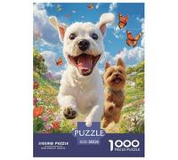 West Highland White Terrier1000Pieces JigsawPuzzleanimal ForAdult Colourful Brainteasing Age12+byth ThemeFlowersandBirds Fun, Challenging 38x26cm/1000pcs