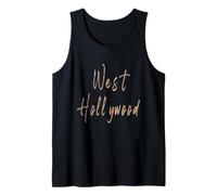 West Hollywood California Vintage elegant design Tank Top