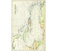 West Indies and Caribbean Map Journal: Vintage 1878 Map of West Indies Notebook (Blank Lined Journal, 6"x9" Lined Pages, 200 pages)