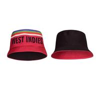 West Indies Cricket World Cup Retro Bucket Hat Test Series Windies Sun Hat UV Protection Reversible Shade Fisherman Outdoor Hat One Size Red 1 Pack