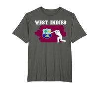 West Indies Flag Cricket Fans West Indies Cricket T-Shirt