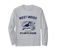 West Indies Greater Antilles Tody Bird Caribbean Souvenir Long Sleeve T-Shirt