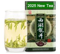 West Lake Longjing Tea,Fresh Dragon Well Green Tea Leaves,Pick Before Qingming,Class A from Longjing Village,100g/3.5 oz.,明前西湖龙井