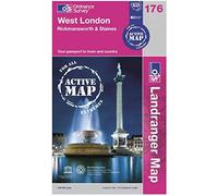West London, Rickmansworth & Staines: 176 (OS Landranger Active Map)