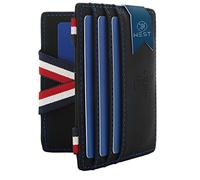 West Magic Wallet with Coin Compartment - Men's RFID Blocking Compact Wallet - Minimalist Gift Packaging