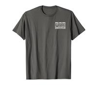 West Midlands Birmingham Fire Rescue Service Firefighter T-Shirt, Men, Asphalt Grey, 5X-Large