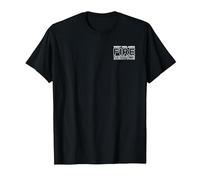 West Midlands Birmingham Fire Rescue Service Firefighter T-Shirt, Men, Black, X-Large