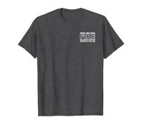 West Midlands Birmingham Fire Rescue Service Firefighter T-Shirt, Men, Dark Heather Grey, 5X-Large