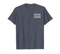 West Midlands Birmingham Fire Rescue Service Firefighter T-Shirt, Men, Heather Blue, Small