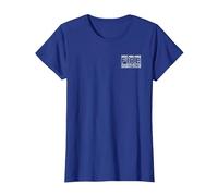 West Midlands Birmingham Fire Rescue Service Firefighter T-Shirt, Women, Royal Blue, Large