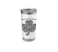 West Palm Beach St Patricks Day Ireland Shamrock Irish St P Stainless Steel Insulated Tumbler