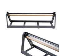 West Palm Brands Paper Roll Cutter, Holder & Dispenser for Butcher Freezer Craft Paper Rolls 24", Great Butcher, Wrapping, Crafting Paper or Vinyl Roll Holder - Free Standing or Wall Mounted