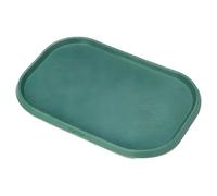 West Paw Seaflex Doggie Placemat - Less Mess Placemats for Dogs, Cats, Pets for Quiet Feeding - Eco-Friendly - Dishwasher Safe, Non-Toxic, Non-Slip - Raised Edges to Hold Dog Bowls, Kelp