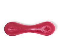 WEST PAW Holiday Hurley Extra Small Bone Toy for Dogs Ruby