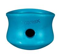 West Paw Toppl Durable Dog Treat Puzzle Toy for Large Dogs- Engaging Interactive Chew Toy for Mental Stimulation, Slow Feeding- One and Quarter Cup Capacity - River Blue, XL