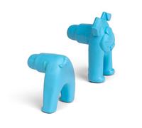 WEST PAW Toppl Stopper 2-Pack in Aqua Blue - Designed for Dog Enrichment, Accessory That Fits All Toppl Dog Toy Sizes - Makes Meal & Treat Prep Easy