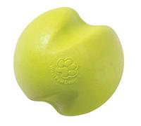 WEST PAW Zogoflex Jive Ball Dog Chew Toy - Bouncing Toys for Dogs, Fetch, Catch, Chewing, Play - Floatable, Recyclable Balls - Latex-Free, Non-Toxic, Dishwasher Safe Dog Toy (Green, Large)