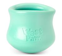 WEST PAW Zogoflex Limited Edition Toppl Treat Dispensing Dog Toy Puzzle - Interactive Chew Toys for Dogs - Dog Toy for Moderate Chewers, Fetch, Catch - Holds Kibble, Treats, X-Large 4.75", Mint