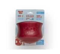 WEST PAW Zogoflex Toppl Dog Puzzle Toy, Extra Large, Ruby Red