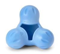 WEST PAW Zogoflex Tux Treat Dispensing Dog Chew Toy - Interactive Chew Toys for Dogs - Hold Kibble, Treats (Periwinkle, Large)