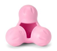 WEST PAW Zogoflex Tux Treat Dispensing Dog Chew Toy - Interactive Chew Toys for Dogs - Hold Kibble, Treats (Bubblegum, Small)