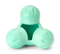 WEST PAW Zogoflex Tux Treat Dispensing Dog Chew Toy - Interactive Chew Toys for Dogs - Hold Kibble, Treats (Mint, Small)