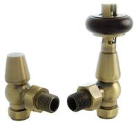West Radiators FAR-AG-AB Farringdon Traditional Thermostatic Radiator Valve - Antique Brass