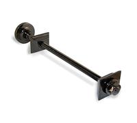 West Radiators W-TRS-LUX-BL Cast Iron Radiator Luxury Wall Stay/Tie - Black Nickel