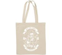 West Side Cowboy Kill Or Be Killed Natural Cotton Tote Bag White
