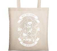 West Side Cowboy Kill Or Be Killed Natural Ecological Cotton Tote Bag Beige