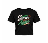 West Side Pop Music Life Crop T Shirt Swear It Again Uptown Girl Women