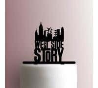 West Side Story - Acrylic Cake Topper 6 Inch Width/Red