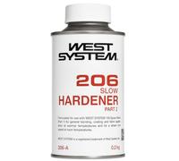 WEST SYSTEM 206 Slow Hardener 200ml - Use with WEST SYSTEM 105 Epoxy Resin for Fibreglass & Wood, Metal, Glass Repair - Pair with Filler & Mixer Accessories - Ideal for Marine, & DIY Applications