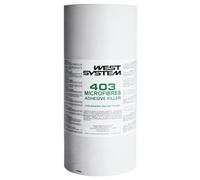 WEST SYSTEM 403 Microfibres Filler 800g - Thickens Epoxy for Wood, Marine & Fibreglass Repair - Waterproof, Multi Purpose Adhesive Powder for 2 Part Epoxy - for Interior & Exterior Use
