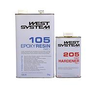 West System Epoxy B Pack 5kg 105 Resin and 1kg of 205 Hardener