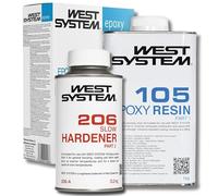 WEST SYSTEM Epoxy Resin and Hardener - 105/206 A Pack