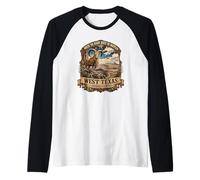 West Texas Aoudad Country Desert Mountain Ram Hunting Raglan Baseball Tee