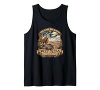 West Texas Aoudad Country Desert Mountain Ram Hunting Tank Top
