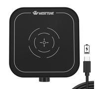 WEST TUNE Rechargeable Magnetic Stirrer 3000rpm stir Plate with Stir Bar, Mini Magnetic Mixer Stirrer Max Stirring Capacity 3000mL, Brushless DC Motor (No Heating)