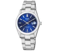 West Village 48907 Swiss Automatic Blue Dial Stainless Steel Watch Gevril Silver One Size