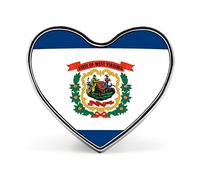 West Virginia Badge-suitable for Students, Leaders, Teachers, Unit Commemorative Activities, Love Brooch Jewelry Decoration