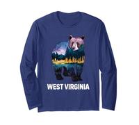 West Virginia Bear Long Sleeve T-Shirt