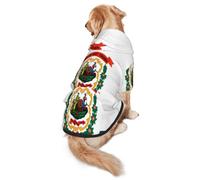 West Virginia Flag Dog Hoodie â€“ Soft & Breathable Polyester Pet Clothes for Medium, and Large Dogs