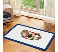 West Virginia Flag Pet Feeding Mat-Waterproof & Non-Slip Dog and Cat Food Mat-No Stains Quick Dry Dog Water Dispenser Mat