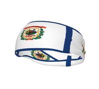 West Virginia Flag Sports Headbands for Men,Moisture Wicking RRXNBCGG Workout Headband, Sweatband Headbands for Running,Cycling,Football,Hairband for Women and Men