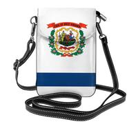 West Virginia Flag This lightweight, unisex flap crossbody bag frees up your hands and is suitable for travel, holidays, and everyday use.