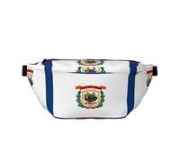 West Virginia Flag Versatile Running Waist Pack Lightweight Breathable and Adjustable for Travel Cycling and Everyday Use