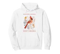 West Virginia Northern Cardinal State Bird Pullover Hoodie